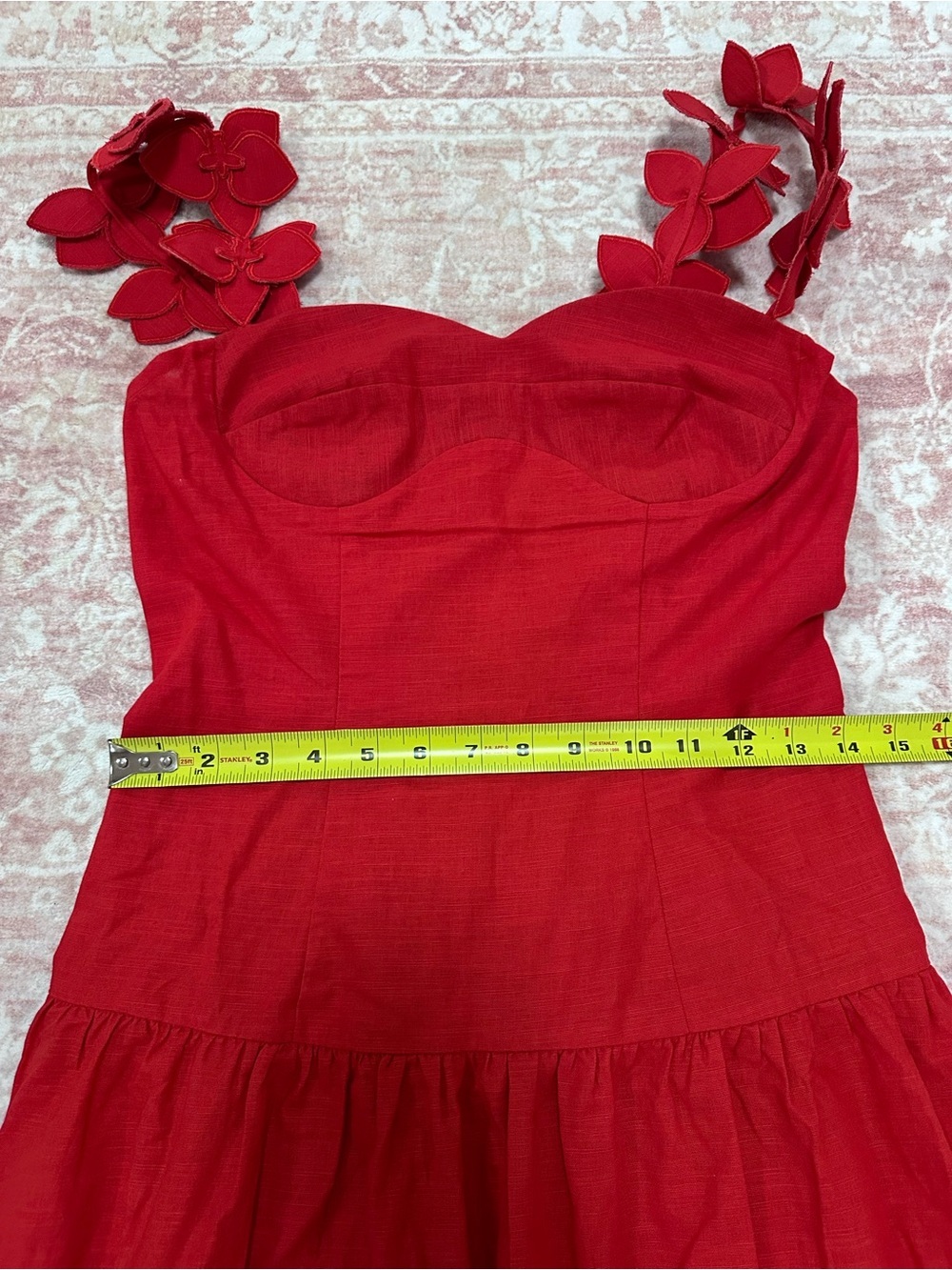NWT 🌹 Commense Floral Strap Drop Waist Dress - Picture 10 of 14